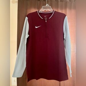 Nike Dri-FIT Men's Long Sleeve 1/4 Zip Coach Pullover